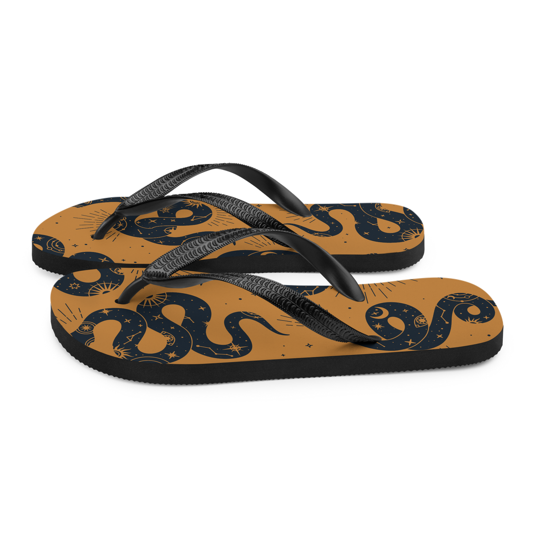 Valantomode | Midnight Dune Women's Comfort Flip-Flops