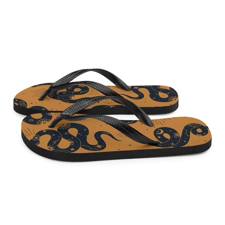 Valantomode | Midnight Dune Women's Comfort Flip-Flops