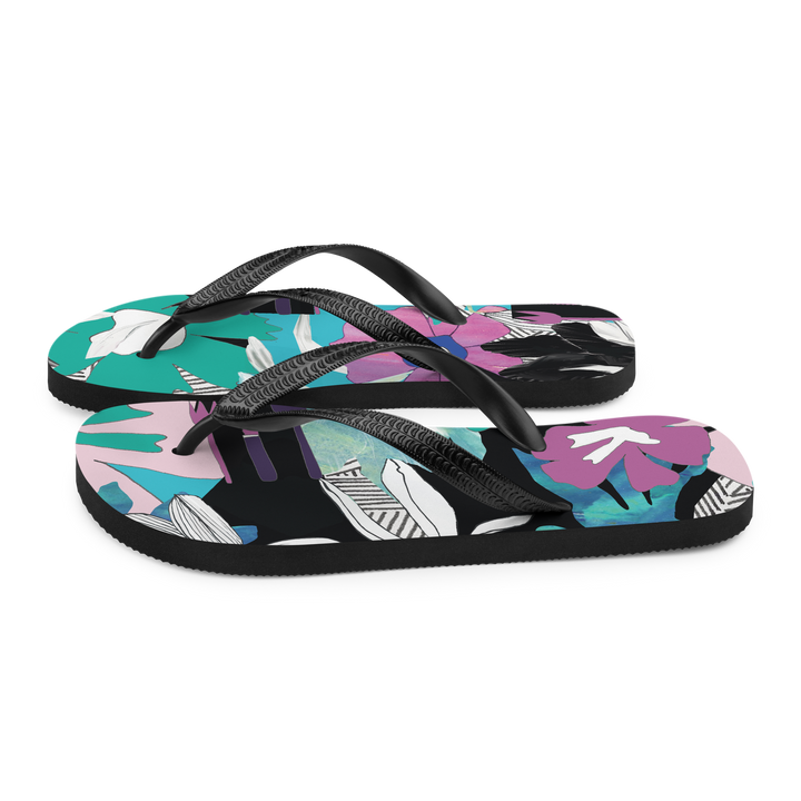 Valantomode | Women's Tropical Prism Beach Flip-Flops