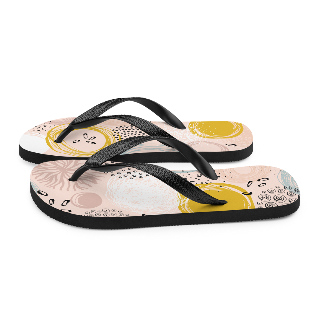 Valantomode | Sunny Whirl Women's Comfortable Beach Flip-Flops