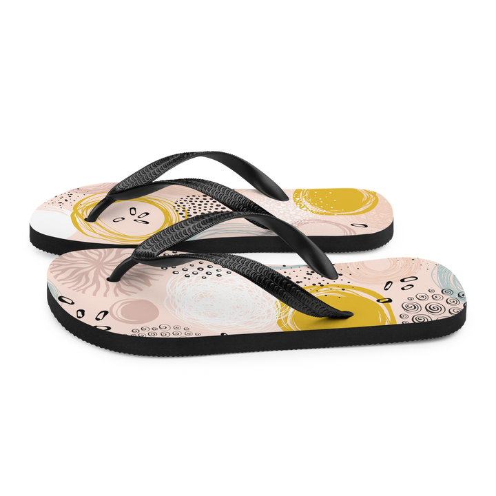 Valantomode | Sunny Whirl Women's Comfortable Beach Flip-Flops