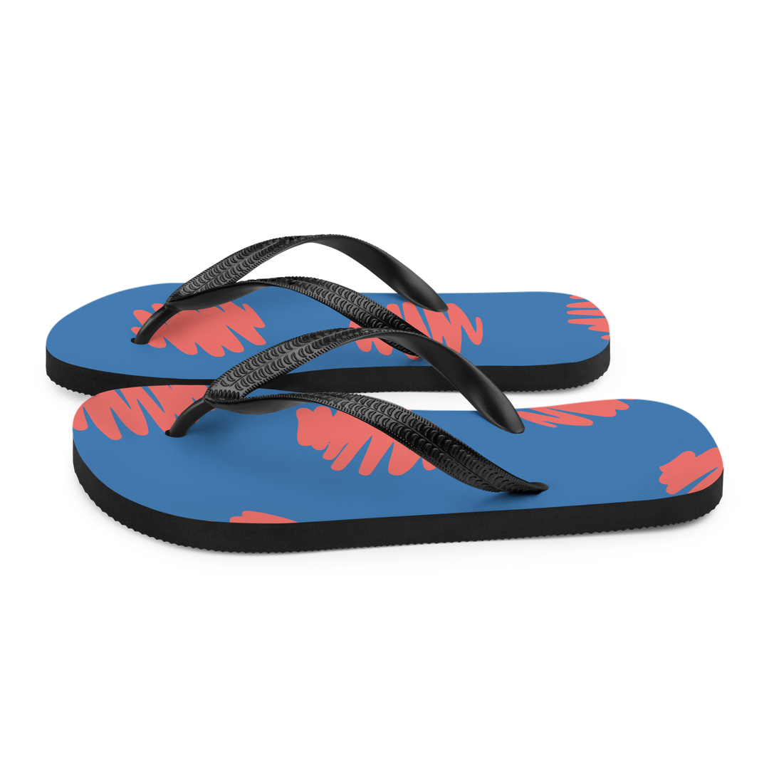 Valantomode | Women's Coral Beach Flip-Flops - Comfortable Summer Sandals