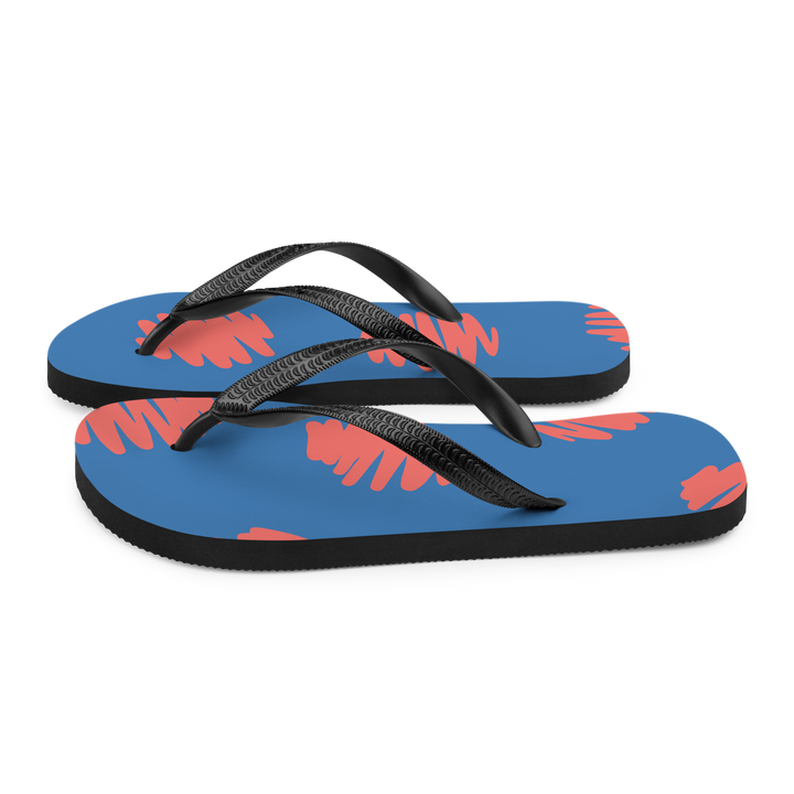 Valantomode | Women's Coral Beach Flip-Flops - Comfortable Summer Sandals