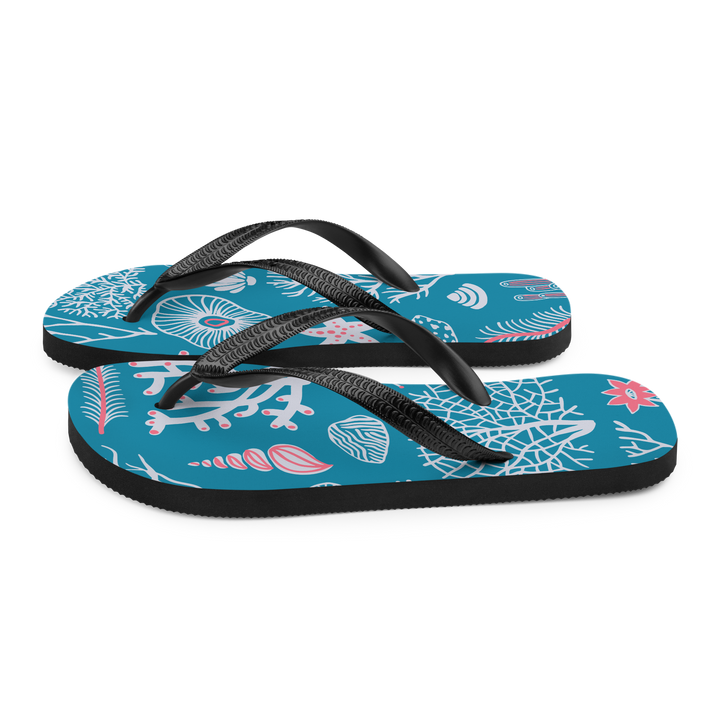 Valantomode | Women's Coral Beach Flip-Flops - Comfortable Summer Sandals
