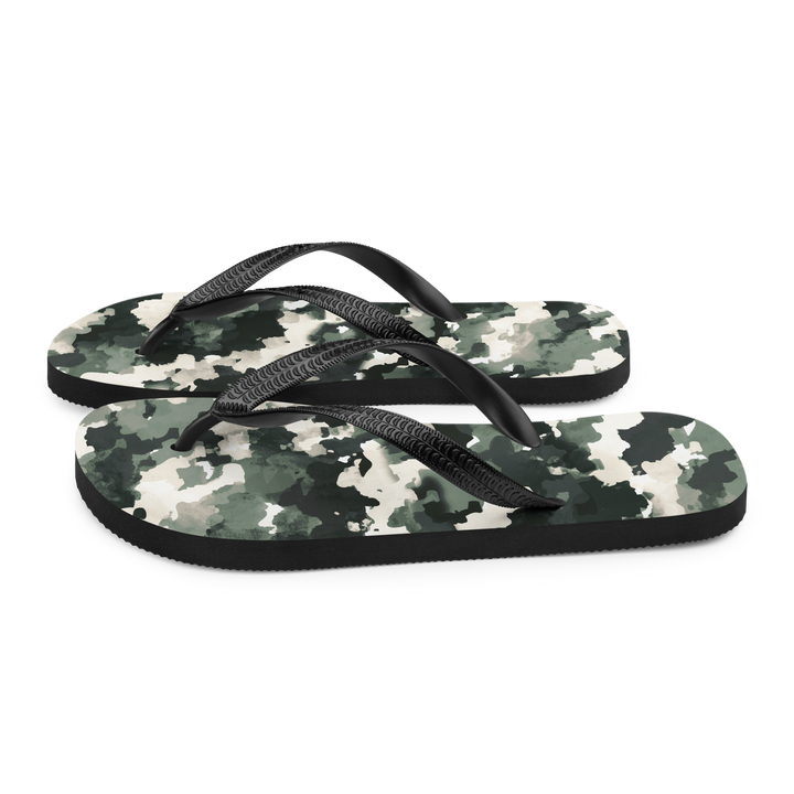 Valantomode | Women's Forest Mist Flip-Flops - Cushioned Summer Sandals