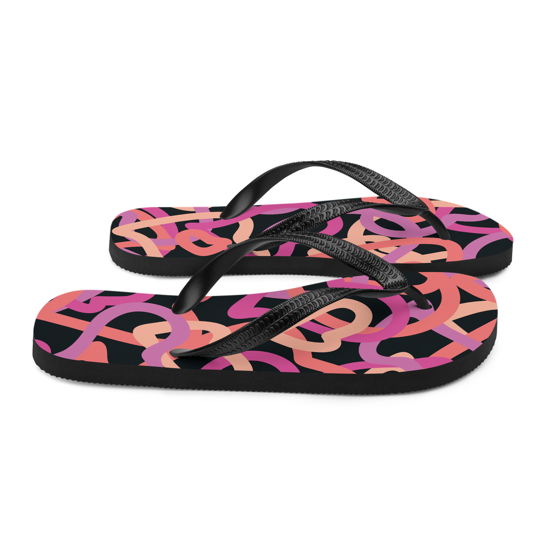 Valantomode | Women's Twist Harmony Cushioned Beach Flip-Flops