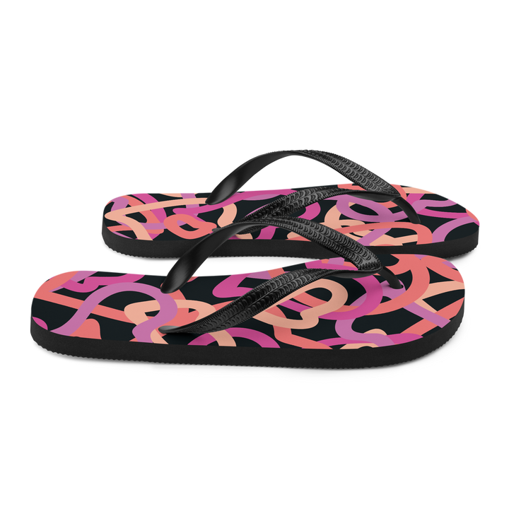 Valantomode | Women's Twist Harmony Cushioned Beach Flip-Flops