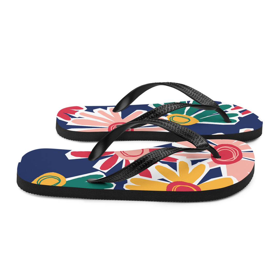 Valantomode | Women's Sunburst Flip-Flops - Beach Sandals