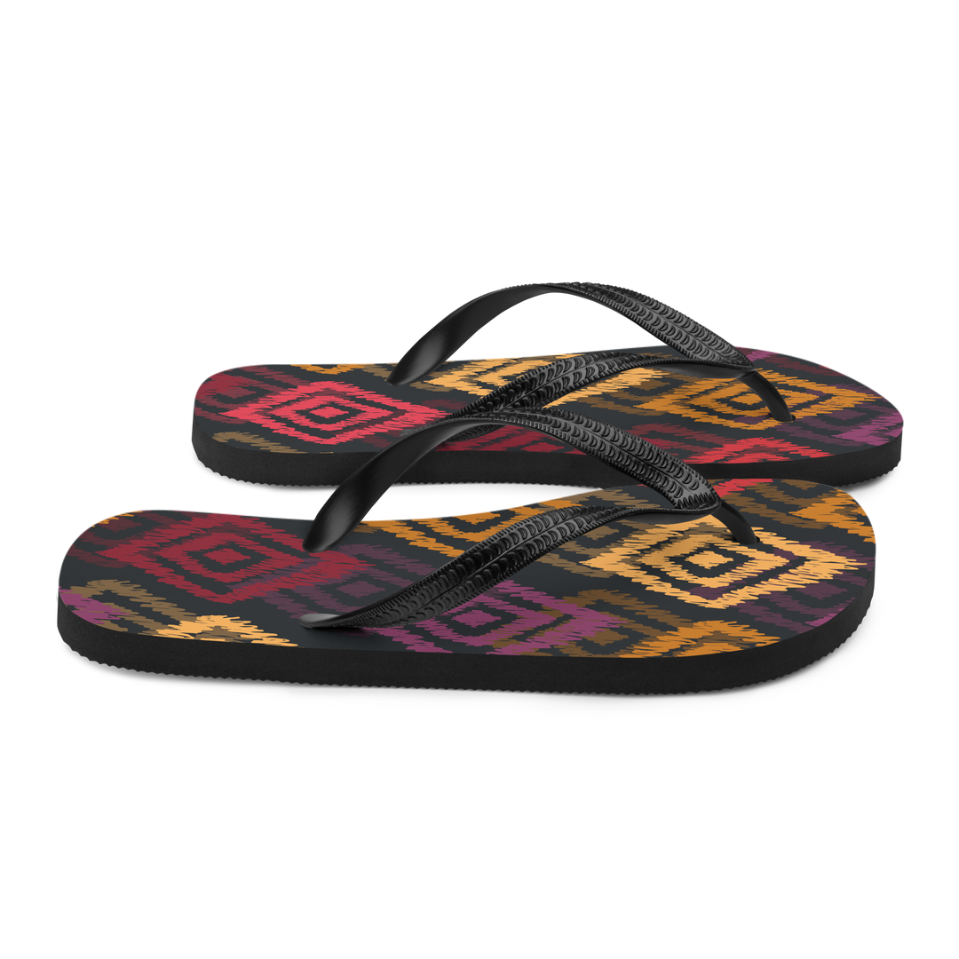 Valantomode | Women's Mosaic Flip-Flops — Lightweight Summer Sandals