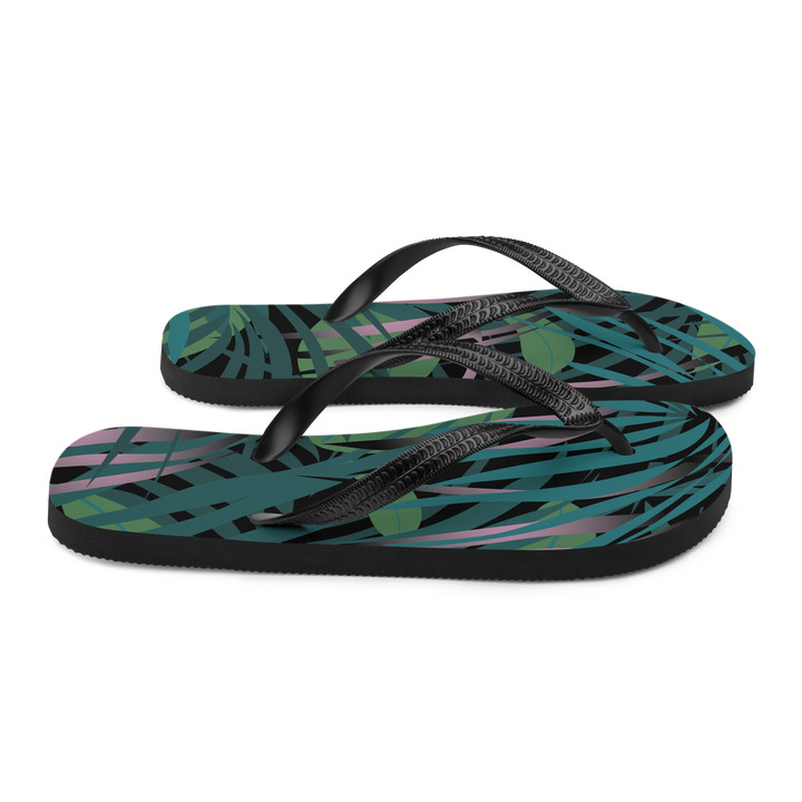 Valantomode | Women's Tropical Beach Flip-Flops - Cushioned Non-Slip