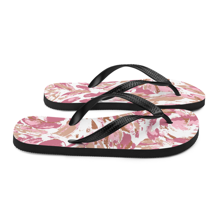 Valantomode | Women's Wild Rose Floral Flip-Flops — Beach Sandals
