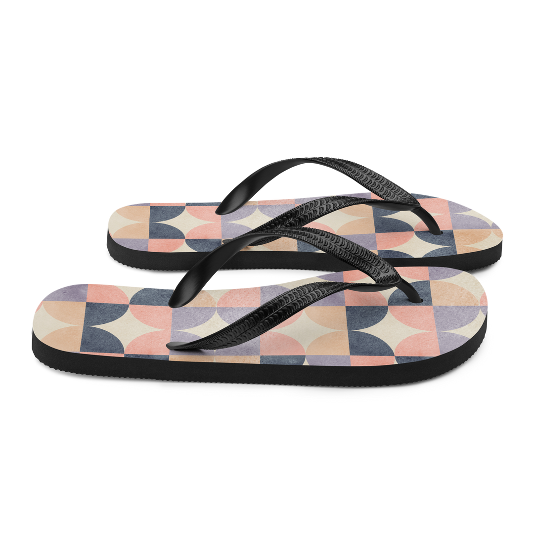 Valantomode | Women's Retro Garden Flip-Flops - Cushioned Sandals