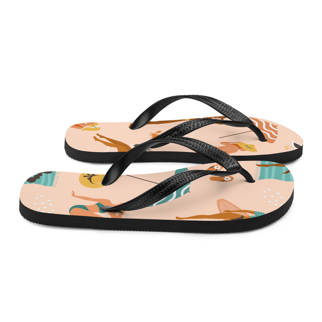 Valantomode | Women's Beach Flip-Flops — Cushioned Non-Slip Sandals