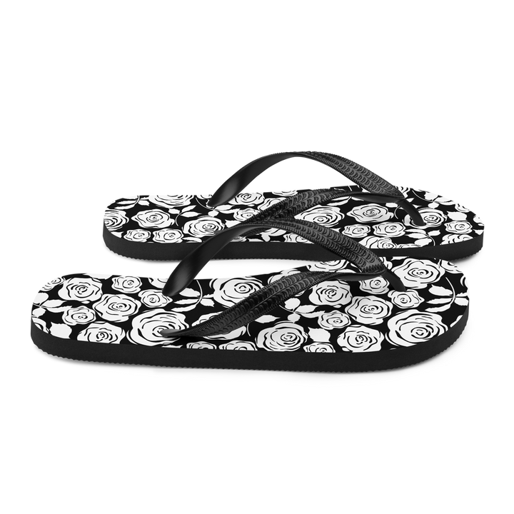 Valantomode | Women's Moon Blossom Floral Flip-Flops - Comfort Sandals