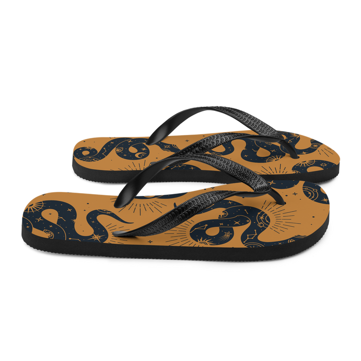 Valantomode | Midnight Dune Women's Comfort Flip-Flops