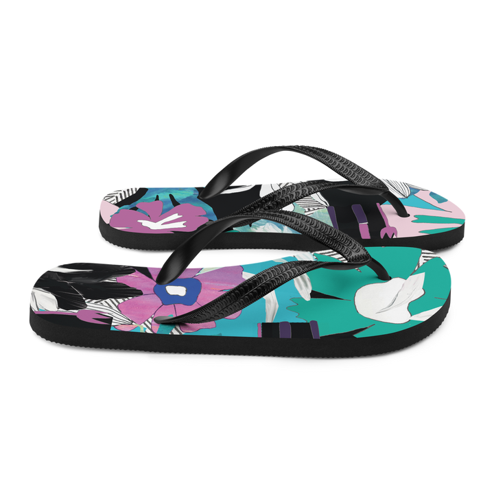Valantomode | Women's Tropical Prism Beach Flip-Flops