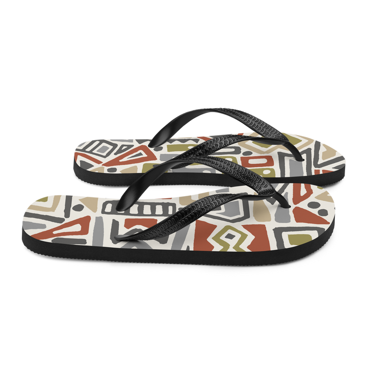 Valantomode | Women's Tribal Beach Flip-Flops - Comfortable Sandals