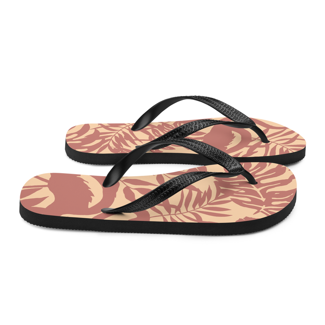 Valantomode | Women's Blush Tropic Flip-Flops - Comfortable Beach Sandals
