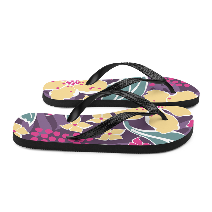 Valantomode | Women's Lilac Cushioned Beach Flip-Flops