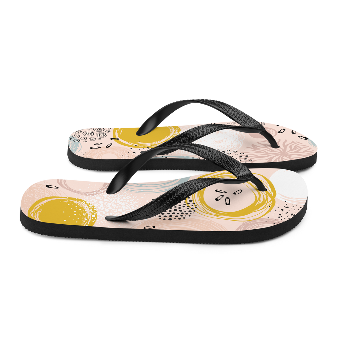 Valantomode | Sunny Whirl Women's Comfortable Beach Flip-Flops