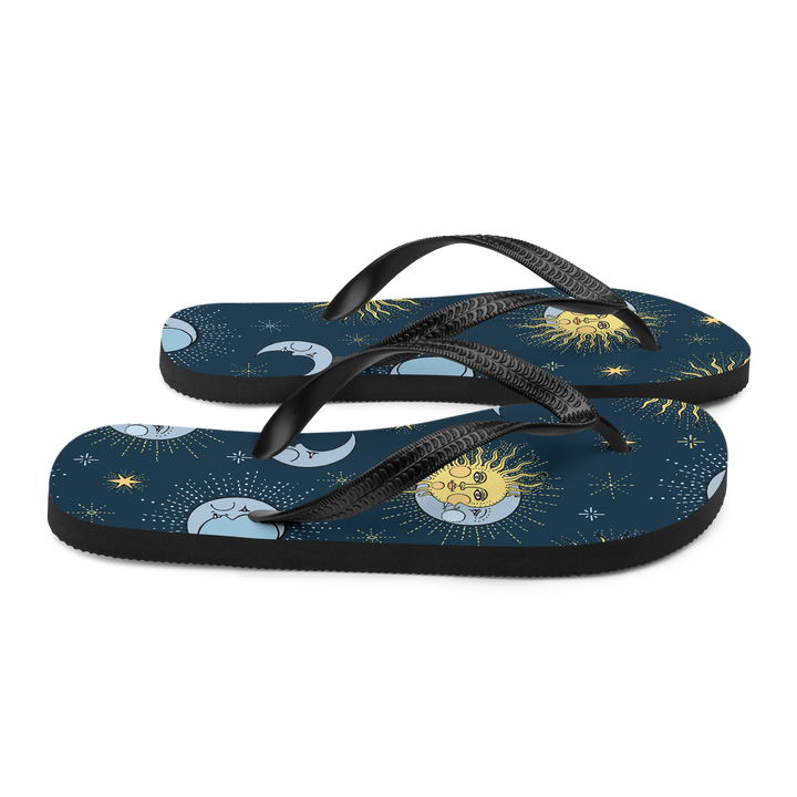 Valantomode | Women's Celestial Flip-Flops, Comfortable Beach Sandals
