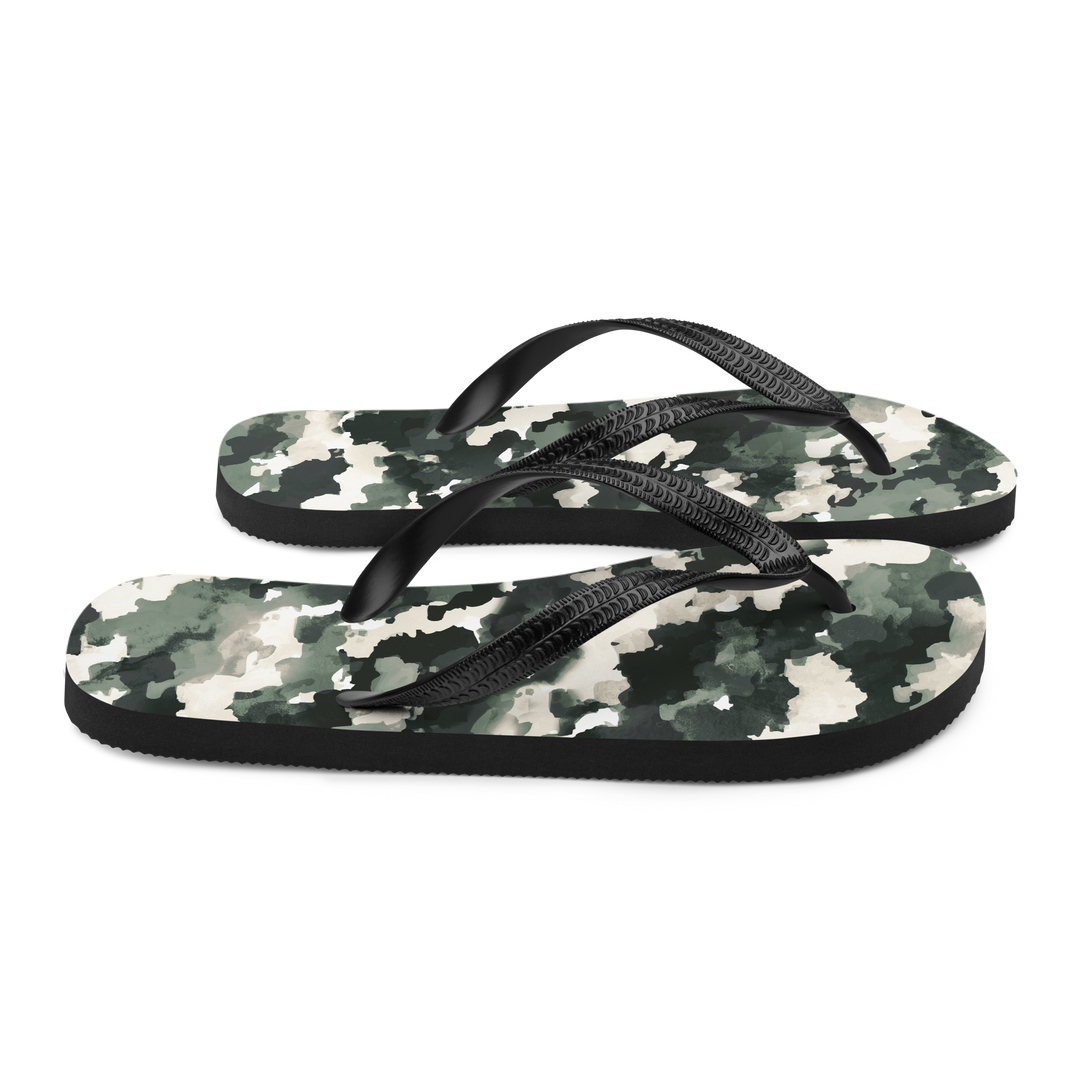 Valantomode | Women's Forest Mist Flip-Flops - Cushioned Summer Sandals