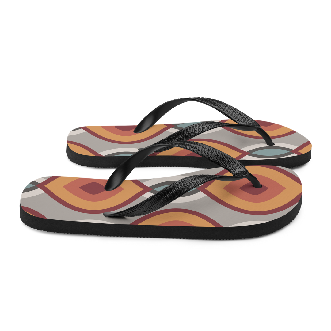 Valantomode | Women's Retro Ember Flip-Flop Sandals