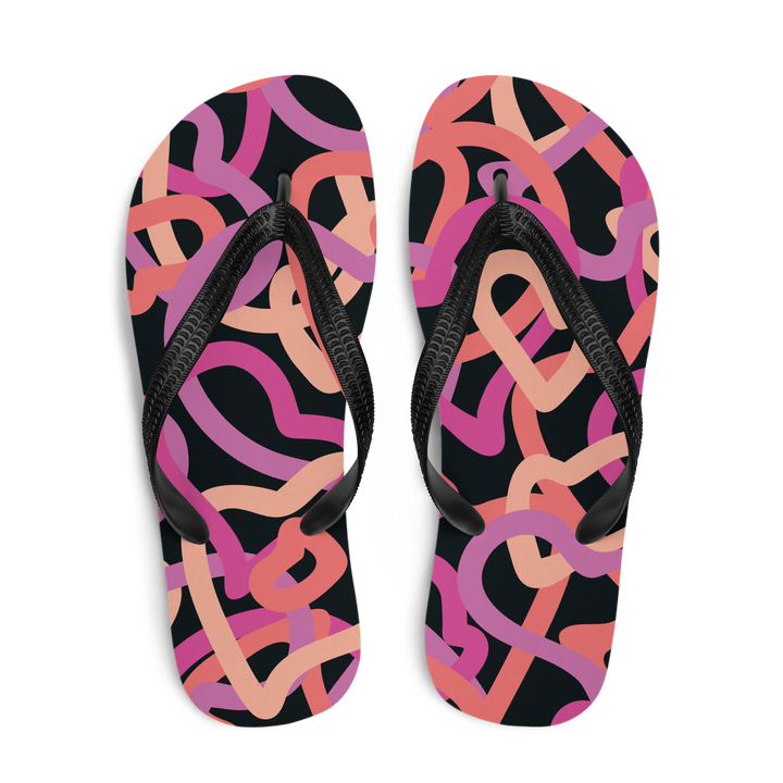 Valantomode | Women's Twist Harmony Cushioned Beach Flip-Flops
