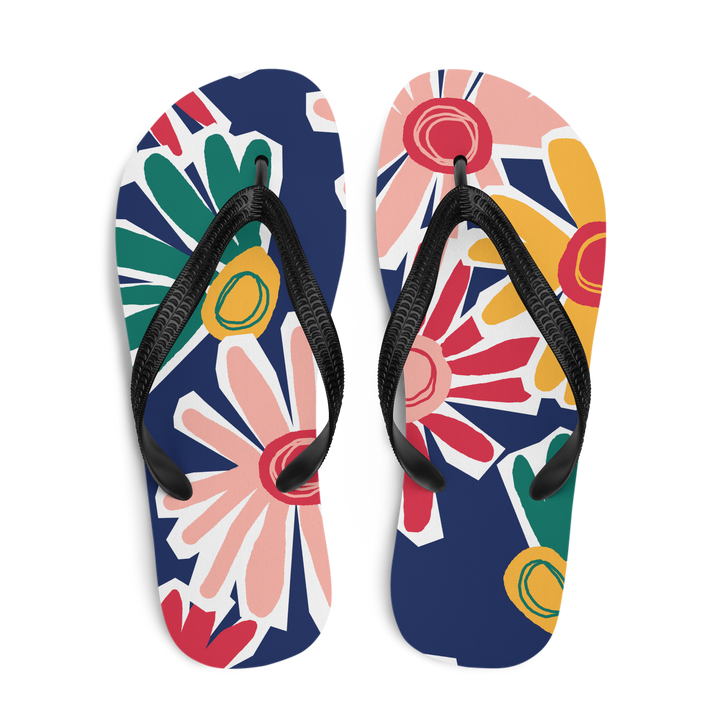 Valantomode | Women's Sunburst Flip-Flops - Beach Sandals