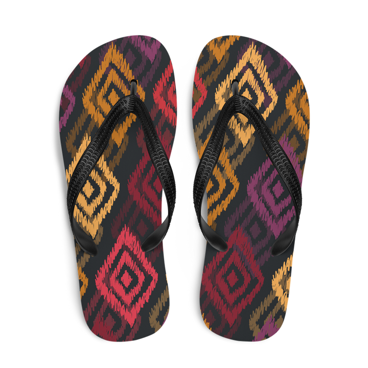 Valantomode | Women's Mosaic Flip-Flops — Lightweight Summer Sandals
