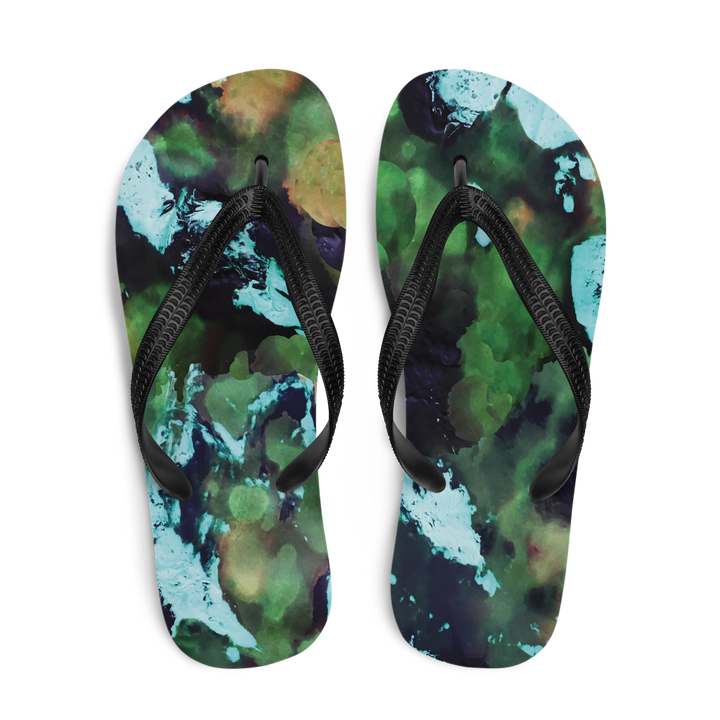 Valantomode | Women's Mystic Forest Flip-Flops - Comfortable Beach Sandals