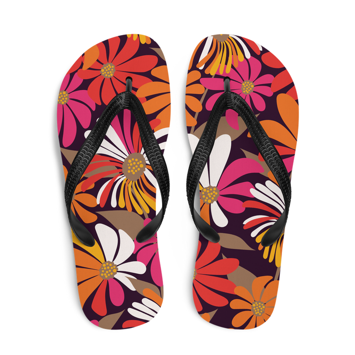 Valantomode | Women's Petal Groove Cushioned Flip-Flops