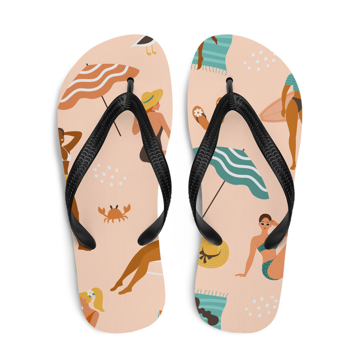 Valantomode | Women's Beach Flip-Flops — Cushioned Non-Slip Sandals
