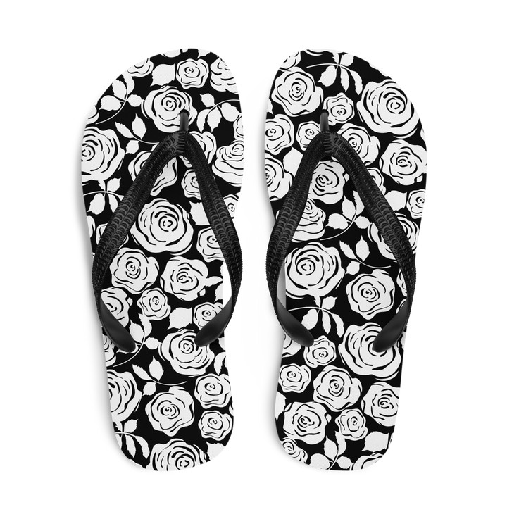 Valantomode | Women's Moon Blossom Floral Flip-Flops - Comfort Sandals