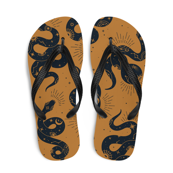 Valantomode | Midnight Dune Women's Comfort Flip-Flops