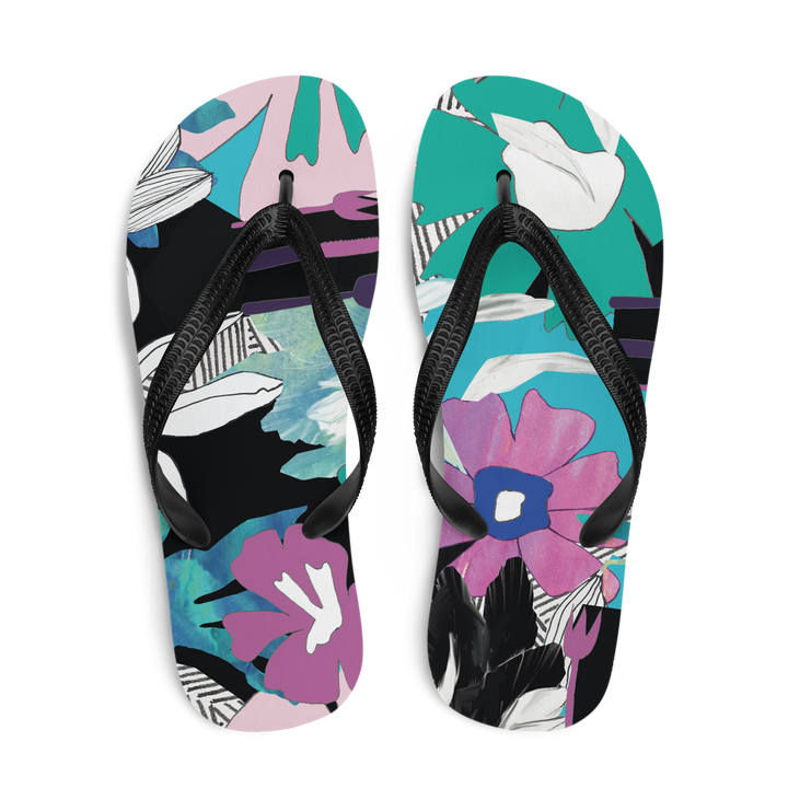 Valantomode | Women's Tropical Prism Beach Flip-Flops
