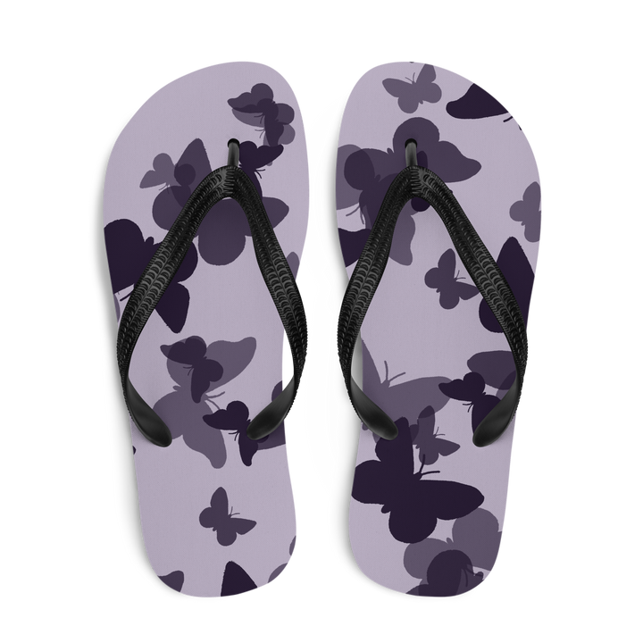 Valantomode | Violet Flutter Flip-Flops for Women - Beach Sandals