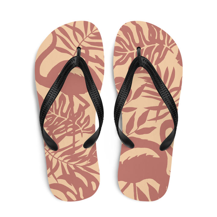 Valantomode | Women's Blush Tropic Flip-Flops - Comfortable Beach Sandals