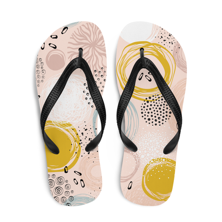 Valantomode | Sunny Whirl Women's Comfortable Beach Flip-Flops