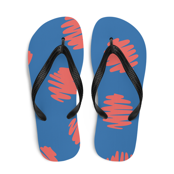 Valantomode | Women's Coral Beach Flip-Flops - Comfortable Summer Sandals