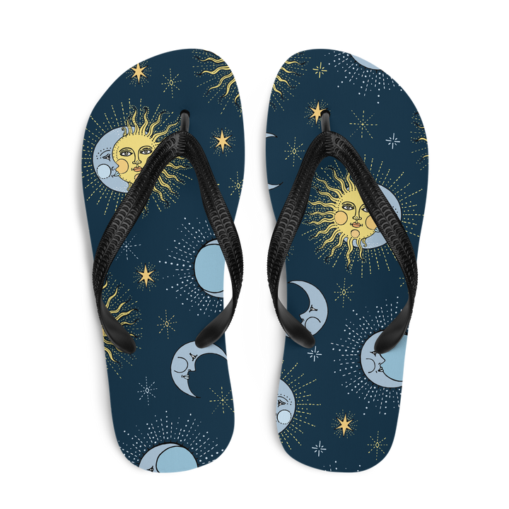 Valantomode | Women's Celestial Flip-Flops, Comfortable Beach Sandals