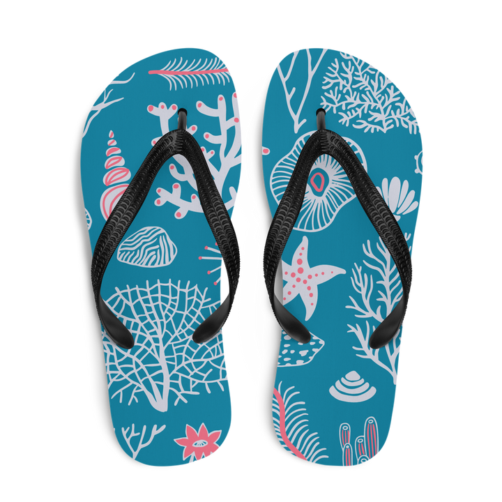Valantomode | Women's Coral Beach Flip-Flops - Comfortable Summer Sandals