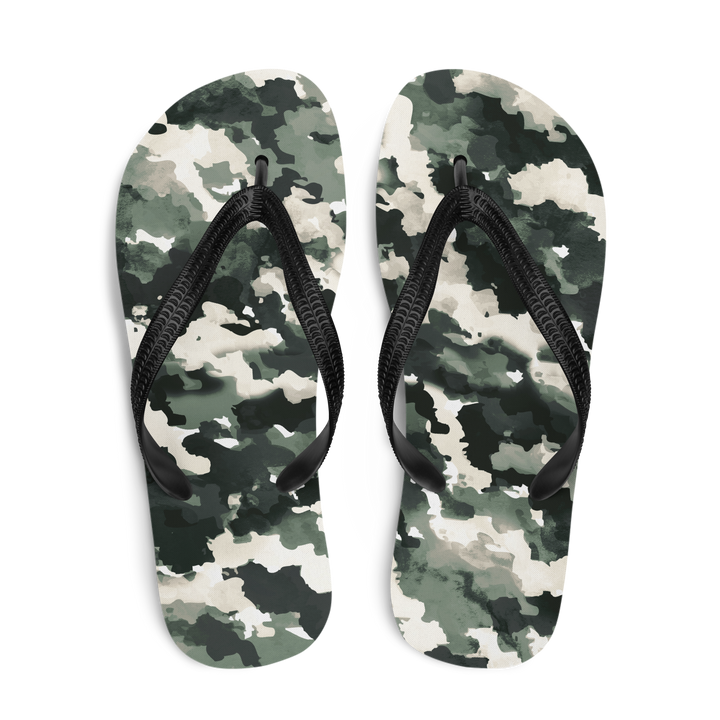 Valantomode | Women's Forest Mist Flip-Flops - Cushioned Summer Sandals