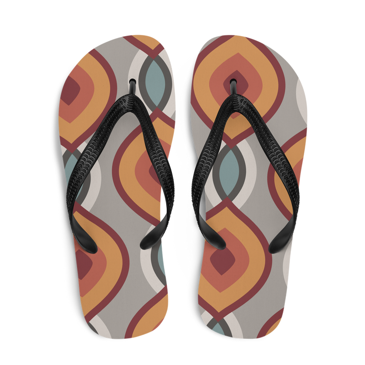 Valantomode | Women's Retro Ember Flip-Flop Sandals