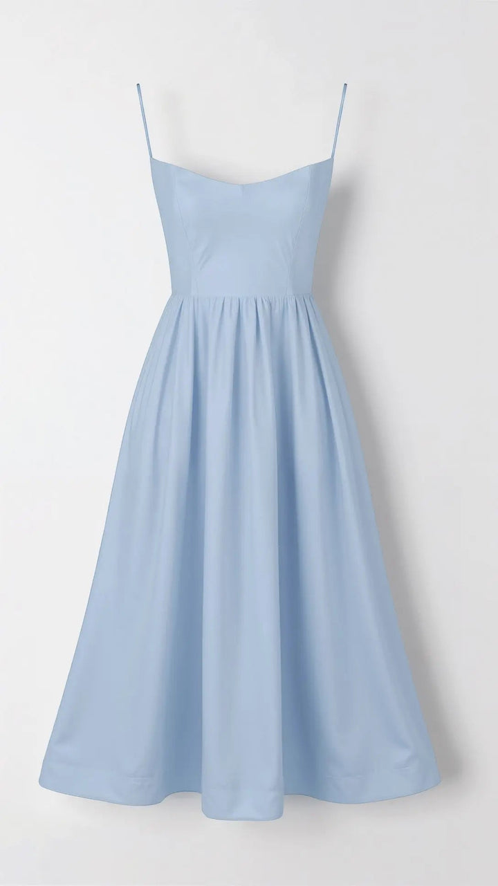 Valantomode | Flowy Midi Dress for Effortless Summer Style