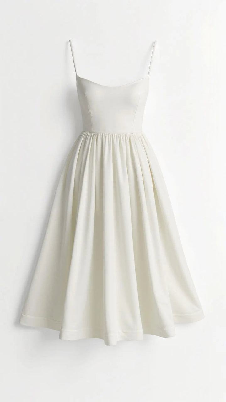 Valantomode | Flowy Midi Dress for Effortless Summer Style