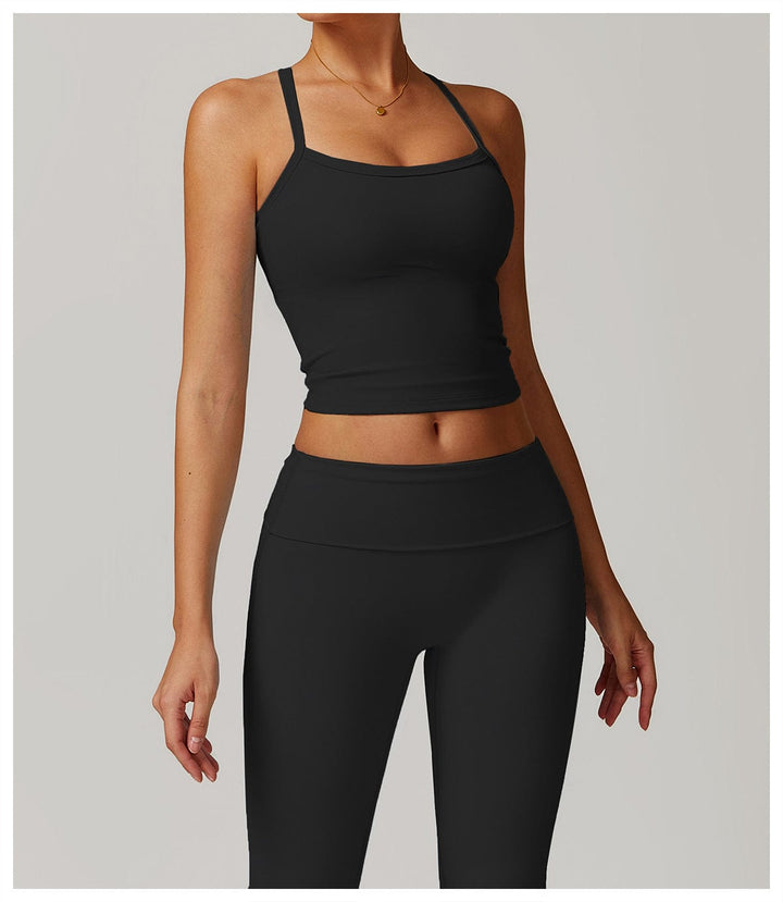Valantomode | Women's Sleeveless Shaping Cami with Spaghetti Straps