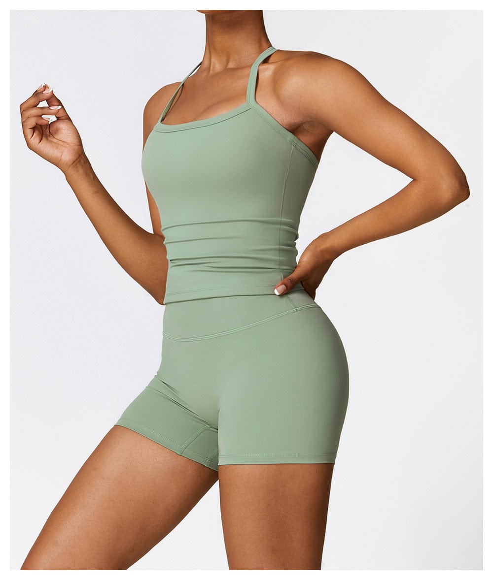 Valantomode | Women's Sleeveless Shaping Cami with Spaghetti Straps