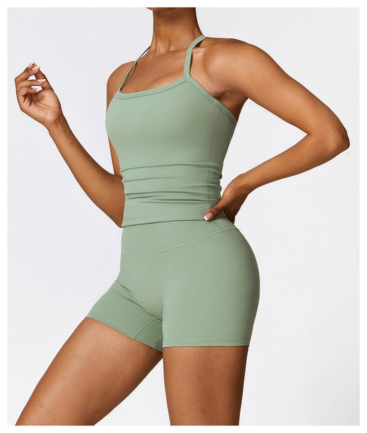 Valantomode | Women's Sleeveless Shaping Cami with Spaghetti Straps