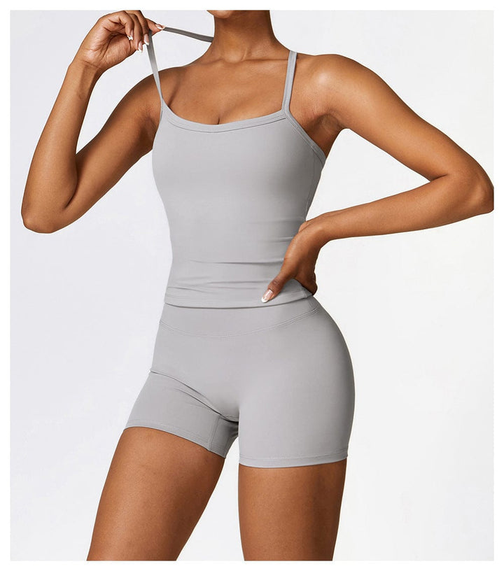 Valantomode | Women's Sleeveless Shaping Cami with Spaghetti Straps